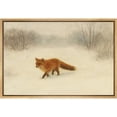 thumbnail image 6 of Framed Canvas Print Vintage Fox Wall Art Animal Rustic Decorative for Living Room Bedroom - 24"x36" NATURAL, 6 of 8