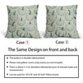 thumbnail image 6 of Fall Pillow Covers 18x18 Set of 2 Balck Pumpkin Autumn Themed Thanksgiving Harvest Print Decorative Throw Pillows Outdoor Pillowcase Farmhouse Linen Cushion Case Decor for Sofa Couch Bed, 6 of 6