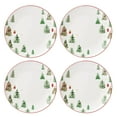 thumbnail image 2 of Oneida Merry & Bright Porcelain Dinner Plates, Set of 4, 2 of 6