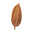 thumbnail image 2 of Fancyes Leaf Shaped Wooden Tray Plate Decorative Tray Home Decor Serving Tray Tea Tray for Food Coffee Table Eating Restaurant Snacks 38cmx15cmx2cm, 2 of 8