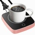 thumbnail image 1 of JUNWELL Coffee Mug Warmer  Coffee Cup Warmer for Desk with 3 Temperature Control 104℉/122℉/131℉  Coffee Warmer with Auto Shut off for Coffee Milk Tea Beverage (Pink), 1 of 6