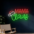 thumbnail image 2 of Handmadetneonsign Mama Claus Neon Sign, Santa Claus Led Sign, Merry Christmas Neon Light, Happy, 2 of 5