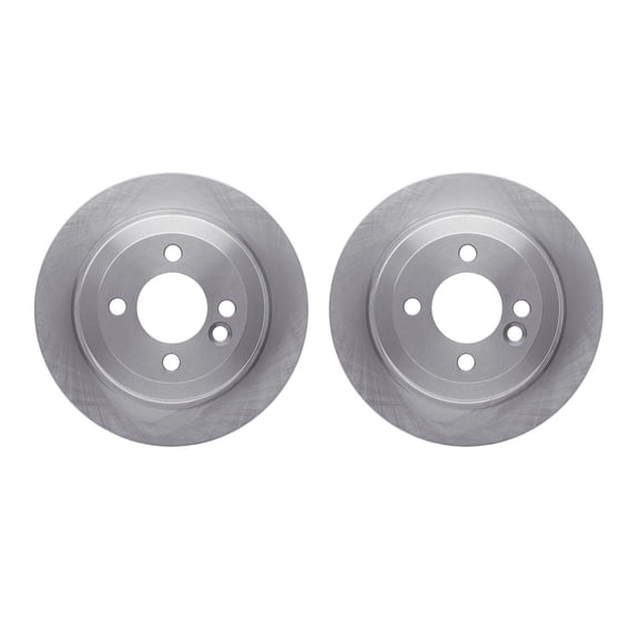 Dynamic Friction Company Rear Brake Rotors 6002-32000