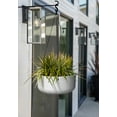 thumbnail image 6 of Veradek Mason Series Hanging Kona Bowl 14" Plastic-Stone Planter - White, 6 of 8