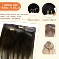 thumbnail image 4 of Extensiones de cabello humano Full Shine, 22 cm, 120 g, 4 of 9