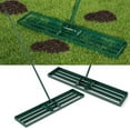 thumbnail image 1 of Gymax 30'' x 10'' Heavy Duty Lawn Level Tool for Soil w/ 67'' Handle Dirt Ground Leveler Green, 1 of 9