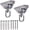 2pcs 360° Silent Swing Hanger, variant on 360° Swivel Silent Swing Hanger 1000 LB Capacity Hammock Chair Mount Stainless Steel Swing Hardware Ceiling Mount for Hanging Chair, Porch Swing, Yoga Swing, Heavy Bag