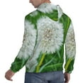 thumbnail image 6 of Goofa Dandelion Flower In The Meadow for Men's Hooded Sweatshirt - Lightweight Pullover Hoodie with Kangaroo Pocket, Perfect for Everyday Wear-Medium, 6 of 7