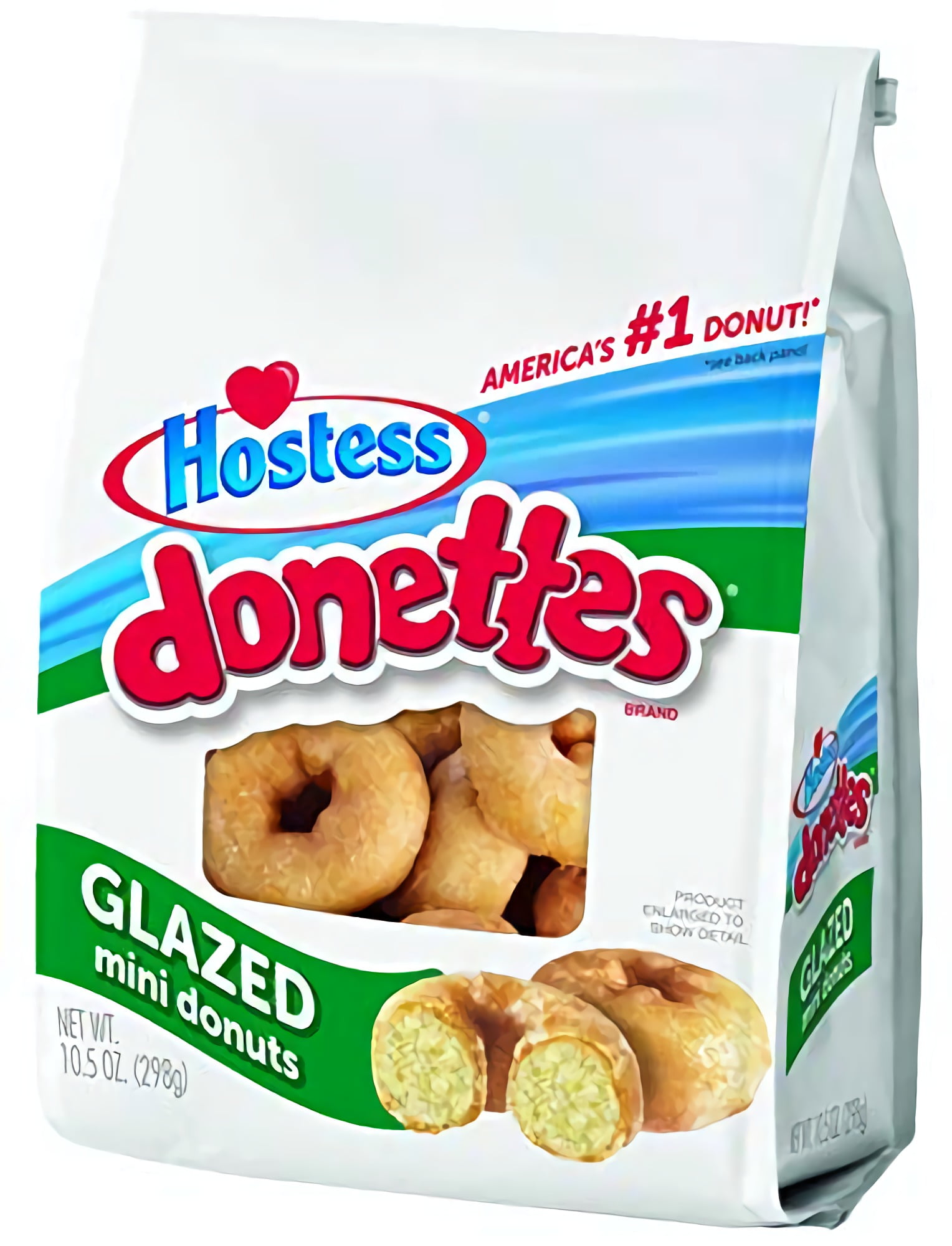 Hostess Mini Donuts, Glazed, 10.5 Ounce (Pack of 6)