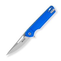 Buck Knives 239 Infusion Folding Pocket Knife with Drop Point Blade, Aluminum Handle, Pocket Clip, Blue