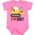 thumbnail image 3 of Inktastic Construction Truck I Love Dirt Boys or Girls Baby Bodysuit, 3 of 5