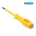 thumbnail image 3 of Voltage Tester AC 150500V Contact Electrical Detector Slotted Screwdriver Neon Tube, Yellow, 3 of 5