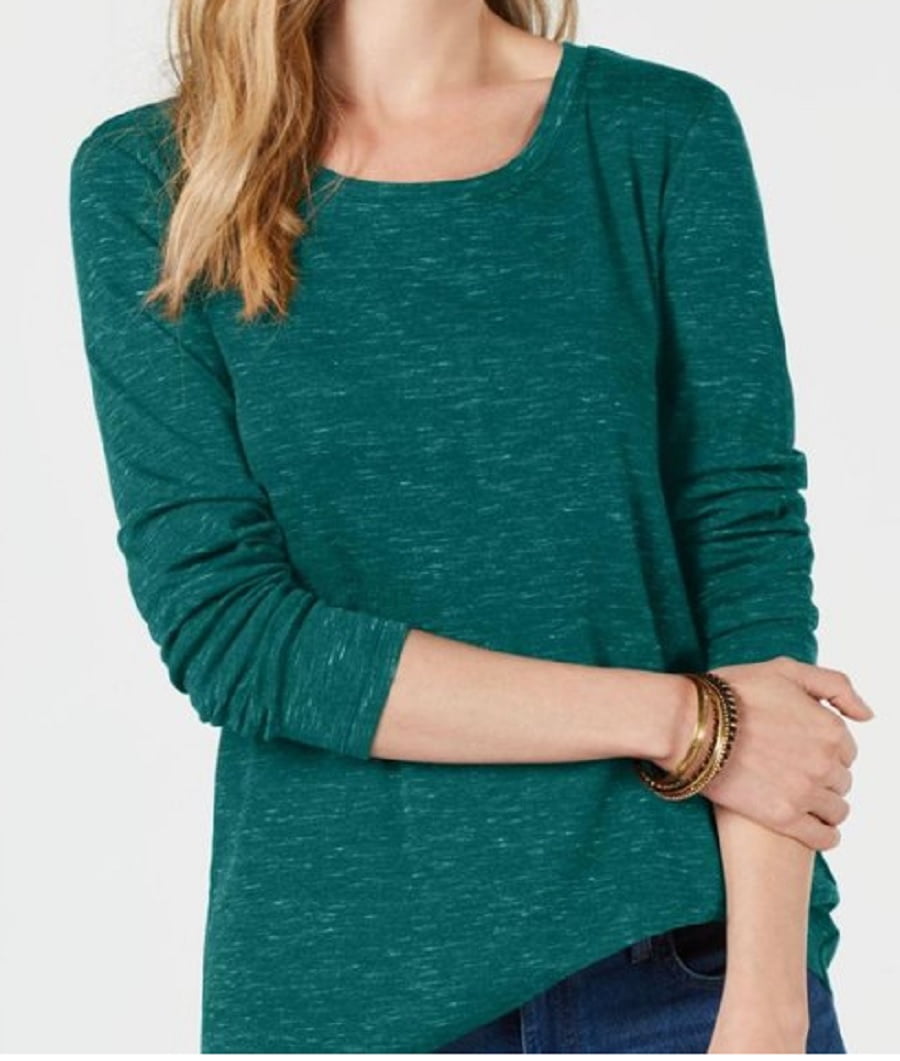 Style \u0026 Co Women's Long-Sleeve T-Shirt 