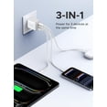 thumbnail image 2 of UGREEN Cargador USB C Rápido de 30W con 3 Puertos y Tecnología GaN, 2 of 9