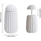 thumbnail image 2 of 1 pieza de soporte automático para palillos de dientes de cactus creativo blanco, práctico soporte para palillos de dientes, mesa de comedor, tarro de almacenamiento prensado a mano de moda simple (tarro de almacenamiento prensado a mano) Sincero Electrónica, 2 of 5