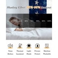 thumbnail image 5 of Blackout Curtains for Bedroom, 4th of July Room Darkening Window Drapes for Living Room, Star Red Stripes Wood Independence Day Thermal Insulated Grommet Curtains, 42x45 inch, 2 Panels, 5 of 9