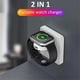 thumbnail image 2 of Cargador Inalámbrico Magnético para Watch 8, 7, 6, 5, 4, 3 SE Ultra, Adaptador de Base Portátil PD, Estación de Carga Rápida USB, Color ., 2 of 5