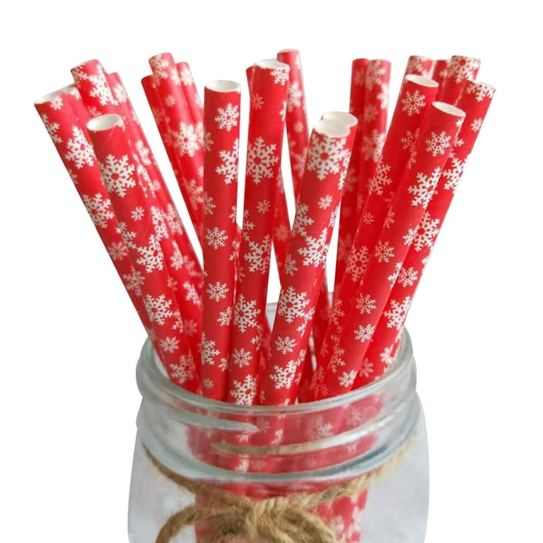 christmas crafts: snowflakes with plastic straws