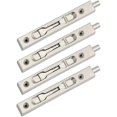 thumbnail image 1 of 4 Pack (2 Pairs) Door Flush Bolt Latch Slide Latch,concealed Bolt,stainless Steel(15cm Length), 1 of 5