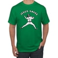 thumbnail image 1 of Wild Bobby, Jesus Saves Baseball Pitcher Reliever, Inspirational/Christian, Men's Graphic Tees, Kelly, Medium, 1 of 3