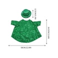 thumbnail image 3 of Tuvgenk Porch Goose Outfits 23" Spring Clothes for Porch Goose Set 2 Pack Polyester Outdoor Decoration Garden with Hat, 3 of 6