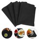 thumbnail image 4 of Manteles individuales de lino lavables para mesa de comedor, manteles individuales de doble capa, 4 Uds., 4 of 7
