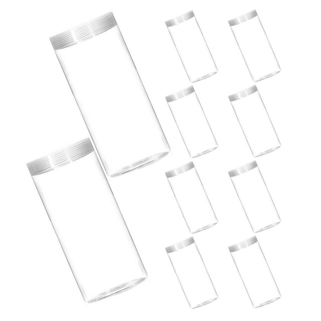 UPOUART 10 Pcs Tubes de Rangement pour Pièces de Monnaie pour Éviter les Rayures dans l'Organisation Domestique