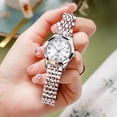 thumbnail image 3 of OLEVS Womens Watch Fashion Dress digital Female Watches for Ladies Analog Quartz Stainless Steel Waterproof Luminous Silver Wristwatch Reloj para Mujer, 3 of 12