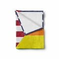 thumbnail image 2 of Pride Soft Flannel Fleece Throw Blanket, Conceptual Flag with American Pride Colors Activism Freedom Nationwide Celebration, Cozy Plush for Indoor and Outdoor Use, 70" x 90", Multicolor, by Ambesonne, 2 of 6