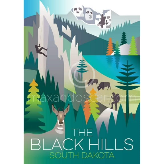 BLACK HILLS, SOUTH DAKOTA PRINT