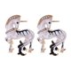 thumbnail image 1 of Broche de unicornio blanco esmaltado de aleación con forma de animal, broche de unicornio con diamantes de imitación para abrigos, sombreros, bufandas y bolsos., 1 of 8