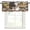 Brown, variant on Farmhouse Chef Valances for Windows Farmhouse Kitchen Curtains Valances Rod Pocket Valance Curtains for Windows Vintage Kitchen Bountiful Wine Bakery Window Valances for Bathroom Bedroom 42"x12"