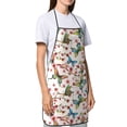 thumbnail image 4 of Fuzoiu Watercolor Floral With Butterflies Print Kitchen Cooking Aprons,Kitchen Cooking BBQ Aprons,Chef Apron with 2 Pockets for Men Women,Art Aprons for Painting Pottery Ceramics, 4 of 7