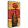 thumbnail image 1 of Delphine Corbin 12x24 Gallery Wrapped Canvas Wall Art Titled - Fleur sur Tuiles I, 1 of 4