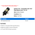 thumbnail image 2 of Ignition Coil - Compatible with 1967 Saab Monte Carlo 1.5L V4, 2 of 2