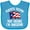 Turquoise, variant on Inktastic Puerto Rican Awesome Boys or Girls Baby Bib