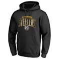 thumbnail image 2 of Men's Black Pittsburgh Steelers Arch Smoke Pullover Hoodie, 2 of 3