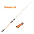 thumbnail image 1 of yeacher TOPLINE Offshore Fishing Rod 20-40# Orange Casting Rod with Solid Tip, EVA Handle, and CERAMIC Guide Rings for Deep Sea Fishing - 1.35M, 1 of 6