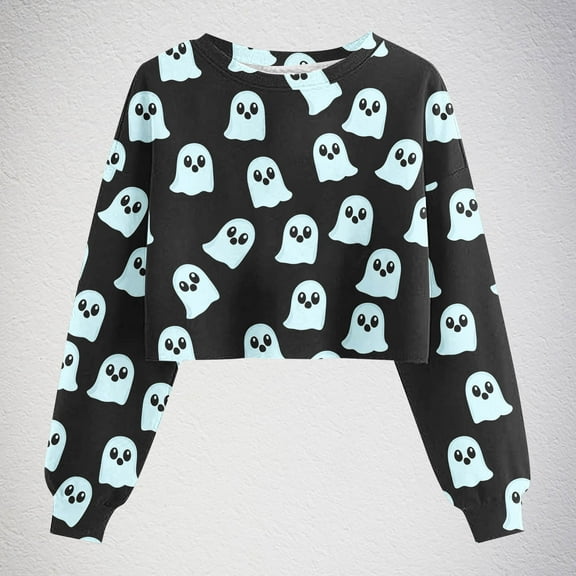 Neewe Womens Casual Long Sleeve Sweatshirt Crew Neck Cute Pullover Relaxed Fit Tops