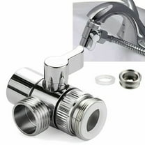 3-way Diverter Valve Water Tap Connector Faucet Adapter Kitchen Sink Splitter