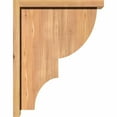 thumbnail image 3 of 5 1/2"W x 14"D x 18"H Ridgewood Smooth Corbel w/Backplate, Western Red Cedar, 3 of 9