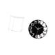 thumbnail image 5 of Mesita de noche de acrílico,Mesa auxiliar de acrílico transparente Mesa auxiliar transparente en capas,Reloj de pared grande,Reloj de pared acrílico silencioso moderno,Reloj de pared grande, 5 of 8