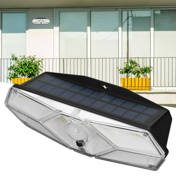 Luz Solar Al Aire Libre, Resistencia Al Calor Sensor De Movimiento De La Lámpara Solar Del ángulo De 120 Grados Para El Patio