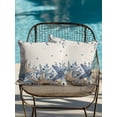 thumbnail image 3 of Outdoor Pillows Waterproof, Blue Starfish Coastal Throw Pillows with Inserts Included, Eucalyptus Summer Nautical Shell Rustic Indoor Outdoor Decorative Lumbar Pillow for Bed/Couch 18"x18", 2Pcs, 3 of 8