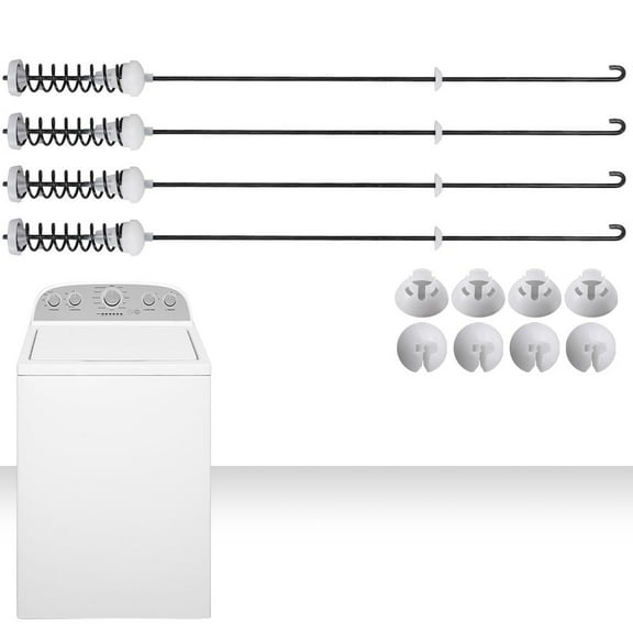 4 Pack Washing Machine Suspension Rods Fit for Whirlpool Amana Maytag W10780048