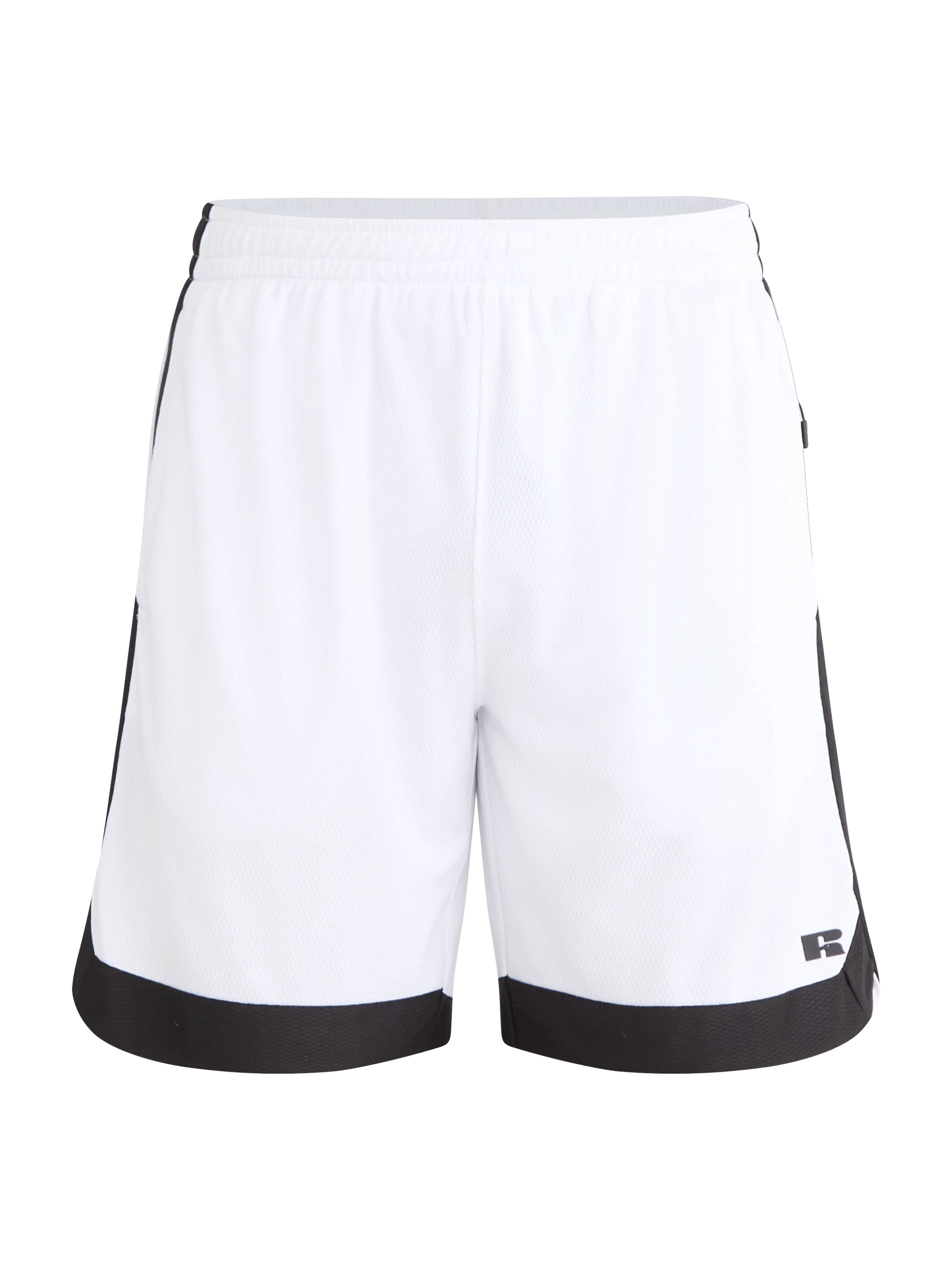 Russell Athletic Men's Colorblock Basketball Shorts, 8" Inseam, Sizes S-2XL