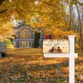 thumbnail image 5 of Hello Fall Dog Mailbox Cover 25.5x21 Inch, Autumn Maple Leaf Post Letter Box Covers, Harvest Thanksgiving Magnetic Waterproof Mail Wraps for Outdoor Yard Garden Oversized Mailbox Decor, 5 of 6