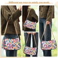thumbnail image 4 of FORMRS Womens Shoulder Bag with Chain Strap Clutch Purse Cute Tote Handbag, Yellow Colorful Circles, 4 of 7