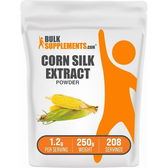 BulkSupplements Corn Silk Extract Powder - 1.2g per Serving - 250 Grams (8.8 oz)