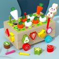 thumbnail image 1 of Juguetes educativos de madera Montessori para niños, para niños y niñas de 2 a 4 años, juguetes clasificados por formas, regalos para niños de 2 a 4 años, juegos de motricidad fina para niños en made JAMW Sencillez, 1 of 4